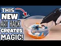 You WONT BELIEVE this Technique NEW Way to Use Acrylic Paint