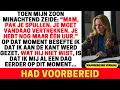 Lagu MIJN ZOON GAF ME ÉÉN UUR OM TE VERTREKKEN — MAAR IK WAS AL VOORBEREID