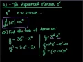 Section 4 2 The Exponential Function e x
