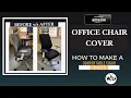 Revitalize Your Office Space HOTKEI Black Chair Cover Unboxing Review - Stylish Stretchable