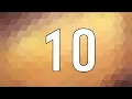 10 Second Countdown Timer Brown Geometric Background