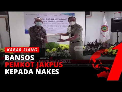 Pemkot Jakarta Pusat Bagi-bagi Paket Sembako ke 400 Nakes