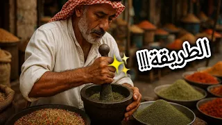 تحضير الدقة الغزاوية أو الزعتر الأحمر في السوق شمال غزة 