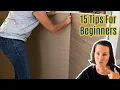15 Beginner Tips - How to Cut Drywall Hang Drywall By Yourself