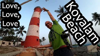 Loving our first beach experience in India | Kovalam Beach (S. India Ep 7)