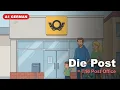 A1 German Story Die Post Post Office Vocabulary
