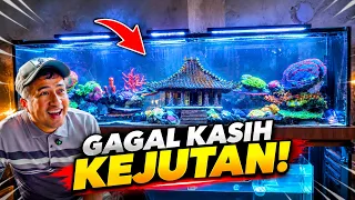 KEJUTAN BANGET, BIKIN RUMAH JOGLO DI DALAM AQUARIUM LAUT!