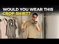 Are these H M Crop Shirts WORTH Buying Mens Fashion H M Shirt Haul Mall Vlog