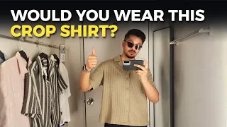 Are these H M Crop Shirts WORTH Buying Mens Fashion H M Shirt Haul Mall Vlog