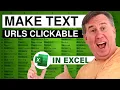 Excel - How to Quickly Convert Text URLs to Clickable Hyperlinks in Excel with VBA