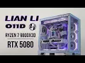 Full Lian Li O11 Dynamic White 4K Gaming Build Ryzen 7 9800X3D RTX 5080