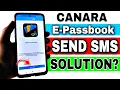Canara E Passbook SMS Problem Canara e Passbook Not Working Canara Bank e Passbook Problem