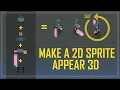 Pixel Art Tutorial Sprite Stacking 3D Illusion from 2D Sprites