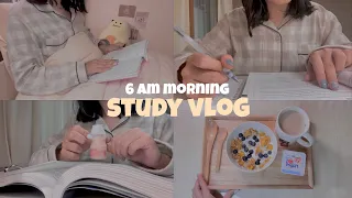 Morning Routine Productive 6 Am Morning Study Vlog Waking Up Early 2021 SunnyVlog 