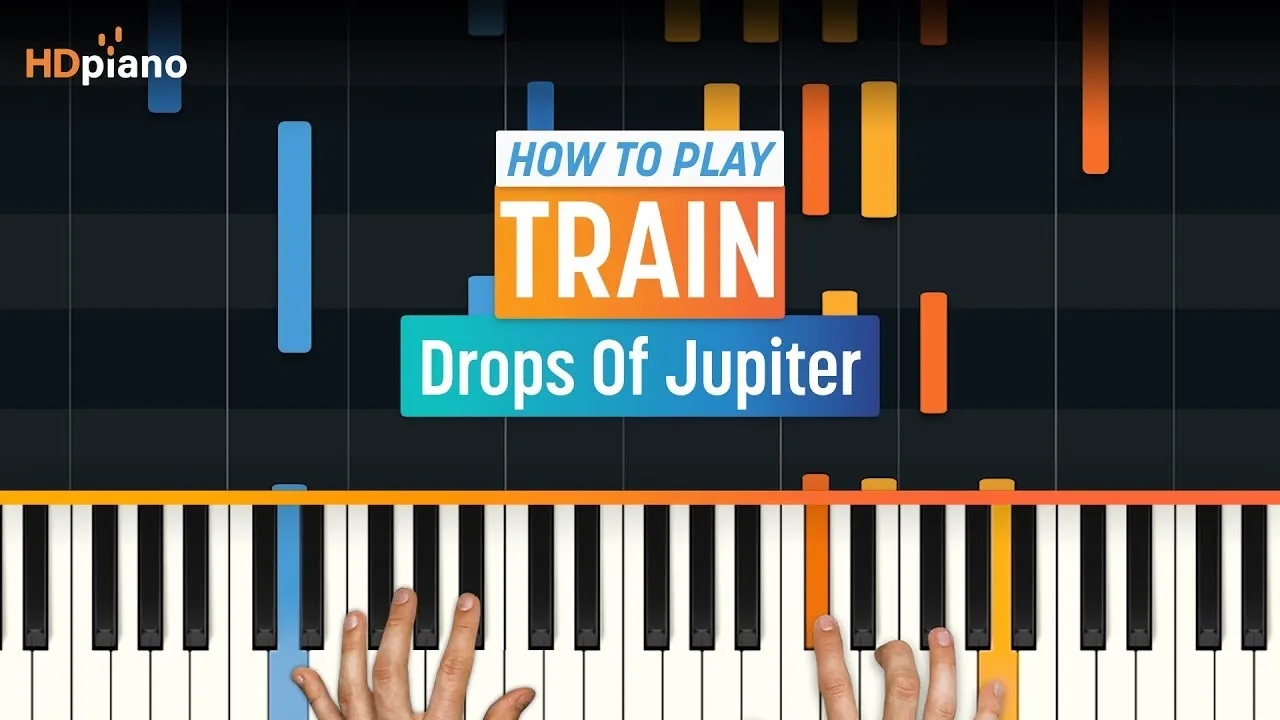 How to Play "Drops of Jupiter" by Train (Easy Piano Tutorial)