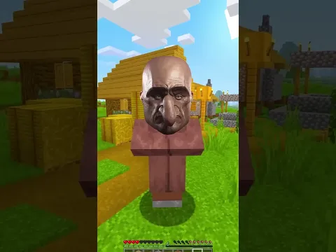 😱Minecraft, aber wenn ich Angst habe, verbessert sich die Grafik  #shorts #minecraft #trending