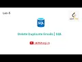 Delete Duplicate Emails LeetCode Easy SQL