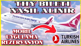 How to book a flight ticket on mobile Turkish Airlines Application
