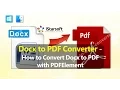 Docx to PDF Converter - How to Convert Docx to PDF with PDFElement