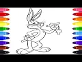 Free Printable Bugs Bunny Coloring Pages for Kids - Fun Easy to Color