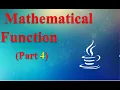 Unit-6 Mathematical Function Round Rint Part 4