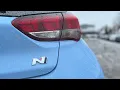 2021 Hyundai Veloster N DCT in performance blue - client walk around