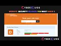 Security Headers For Website No One Talk About This Important Topic CyberBugs In Hindi