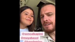 كواليس مسلسل انت اطرق بابي موسم 2 ساركان يقول لـ مايا من هو الافضل يا مايا 