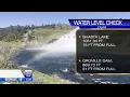 Water level check in Northern California