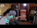Fender Custom Shop Limited P90 Tele Thinline Relic Sea Foam Green