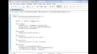 Java programming Lesson 85 GUI Cut Systems Clipboard
