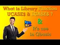 What is String Library Function LCASE UCASE and it s use in Qbasic