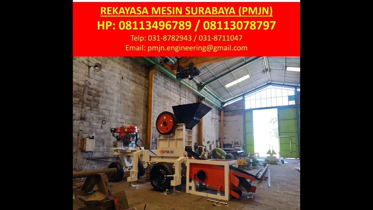 HP: 0811 349 6789 Jual Mesin Pemecah Batu Stone Crusher Mobile type 1012 kapasitas 100 tpd