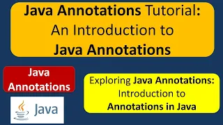 Java Annotations Tutorial An Introduction to Java Annotations Annotations in java