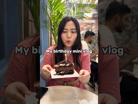 My birthday mini vlog 🙇‍♀️ #shorts
