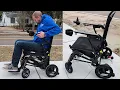 Pride Jazzy Ultra Light Folding Power Chair - Ultimate Portability Comfort