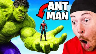 Marvel Real Life Size Comparison (MCU Animation)