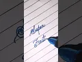 Super fast super clean cursive handwriting