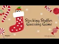 STOCKING STUFFER GUESSING GAME Hidden Picture Handwriting Exercise Virtual Christmas Game