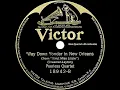 1st RECORDING OF: Way Down Yonder In New Orleans - Peerless Quartet (1922)