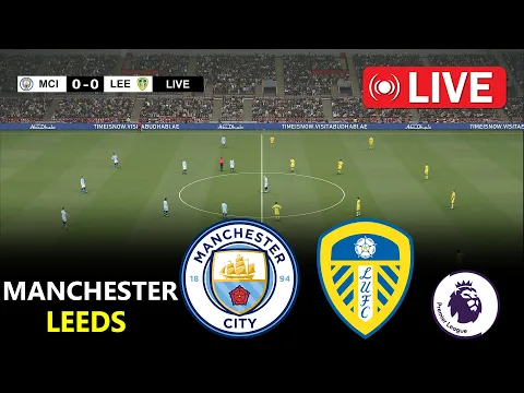 Video Thumbnail: Manchester City vs Leeds United | English Premier League 2025/26 | PES 21 Simulation