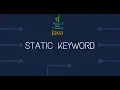 What Is Static Variable Its Use In Java Static Keyword Java Keyword Eclipse - 8