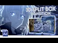 3d split box transition after effects amv edit tutorial