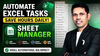 Forget Manual Excel Work 🚀 Automate Every Sheet in Seconds
