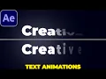 Text Flip Animation in After Effects Text Animation Text Reveal