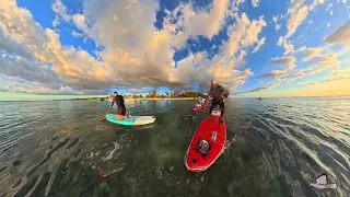 2026-08-23 - Fun at Sea - Paddleboarding with my friends from my music class from China!