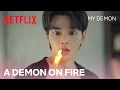 Download Lagu Song Kang is burning up, literally | My Demon Ep 3 | Netflix [ENG SUB]