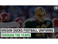 Oregon Ducks football uniforms through the years