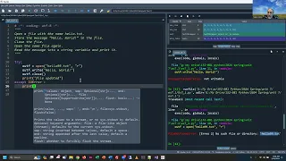 Programming in Python - Chapter 7 exercises Part 1