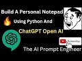 Build Notepad App using ChatGPT in 1 minute